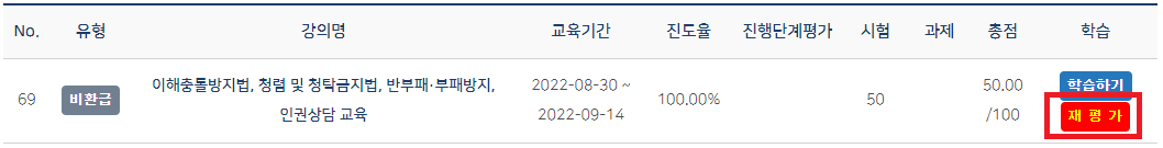 비환급교육재평가